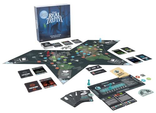 Goliath The Last Podcast on The Left Presents: The Real Truth - Strategy Game of World Conspiracy Theories and Mysteries with Over 300 Components - Ages 14 and Up, 2-5 Players