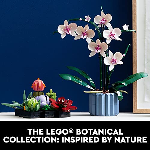 LEGO Icons Orchid Artificial Plant, Building Set with Flowers, Home Décor Gift for Adults, Botanical Collection, Great Gift for Birthday and Anniversary for Her and Him, 10311