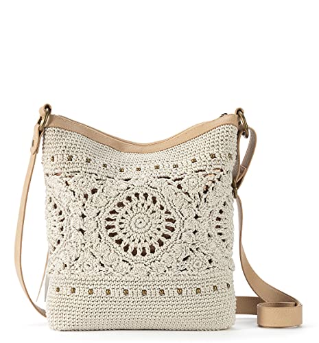 The Sak Lucia Crossbody Purse - Hand Crochet Women's Handbag for Everyday & Travel - Cross Body Bag With Zipper Closure