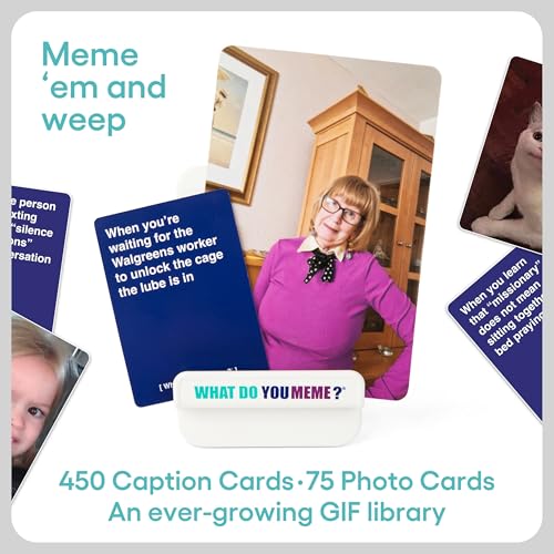 WHAT DO YOU MEME? Bigger Better Edition - Adult Card Games for Game Night for Teens