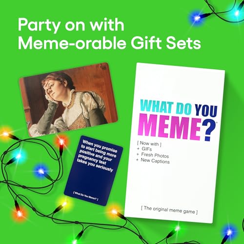 WHAT DO YOU MEME? Bigger Better Edition - Adult Card Games for Game Night for Teens