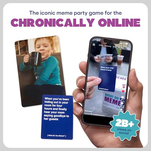 WHAT DO YOU MEME? Bigger Better Edition - Adult Card Games for Game Night for Teens