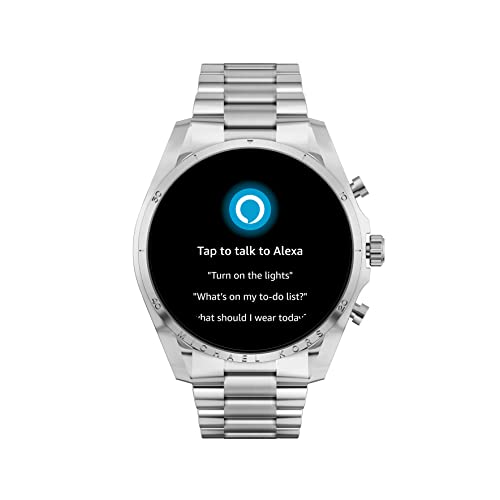 Michael Kors Men's or Women's Gen 6 44mm Touchscreen Smart Watch with Alexa Built-In, Fitness Tracker, Sleep Tracker, GPS, Music Control, Smartphone Notifications (Model: MKT5139V)