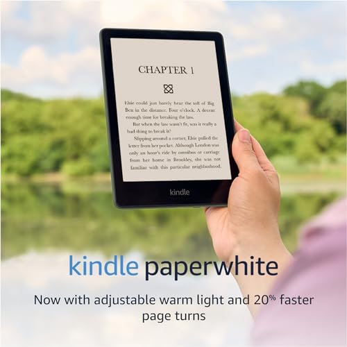 Amazon Kindle Paperwhite (16 GB) – Now with a larger display, adjustable warm light, increased battery life, and faster page turns – Agave Green