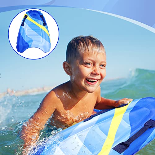 Zhanmai 3 Pcs Inflatable Surf Boards with Handles Lightweight Swimming Summer Floating Surfboard Surfing Float Board Fun Surf Boards Surfing Swimming Water Board for Kids, 3 Styles