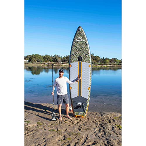 Solstice Inflatable Stand-Up Paddle Board For All Skill Levels (Heavy Duty Double-Layer) | Recreation Performance and Yoga Platform | With Non-Slip Deck and SUP Accessories