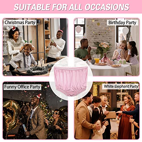 COZYMATE Big Undies Gag Gift Funny Big Underwear Mama Undies Plus Size Granny Panties White Elephant Joke Gift for Women Men