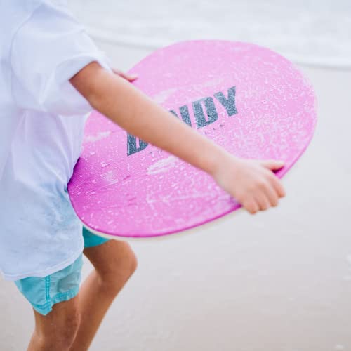 BINDY Australia Skimboard for Beach Kids with Storage Travel Bag - 41” Beginner to Intermediate Wooden Skim Board - Kids Beach Skim Boards for Beginners Durable, Lightweight Wood Body Board with EVA Grip Pad