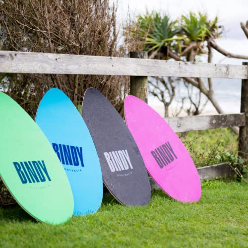 BINDY Australia Skimboard for Beach Kids with Storage Travel Bag - 41” Beginner to Intermediate Wooden Skim Board - Kids Beach Skim Boards for Beginners Durable, Lightweight Wood Body Board with EVA Grip Pad