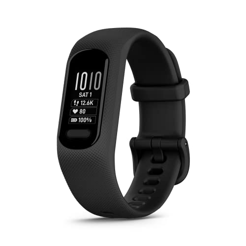 Garmin vívosmart® 5, Fitness Tracker, Long-Lasting Battery, Simple Design, Black Large