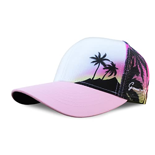 Grace Folly Beach Trucker Hats for Women- Snapback Baseball Cap for Summer