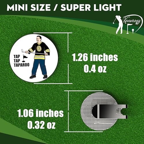 Golf Ball Marker with Magnetic Hat Clip Funny Great Golf Gifts Golf Accessories for Men Women Golfers Unique