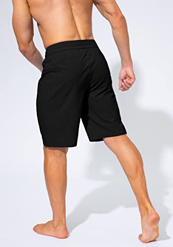 Men's Swim Trunks Quick Dry Board Shorts with Zipper Pockets Beach Shorts Bathing Suits for Men - No Mesh Liner