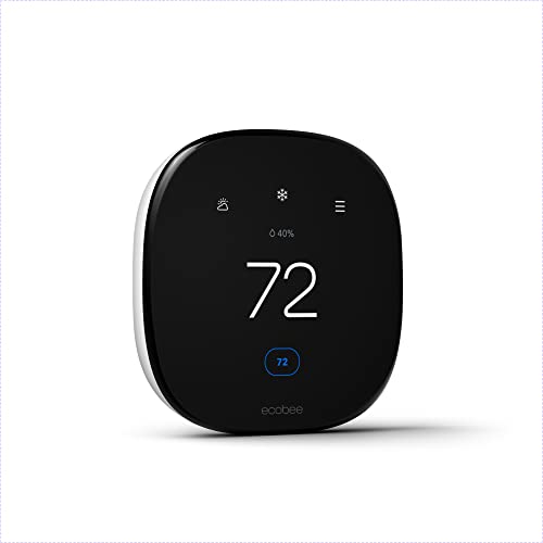 ecobee New Smart Thermostat Enhanced - Programmable Wifi Thermostat - Works with Siri, Alexa, Google Assistant - Energy Star Certified - Smart Home