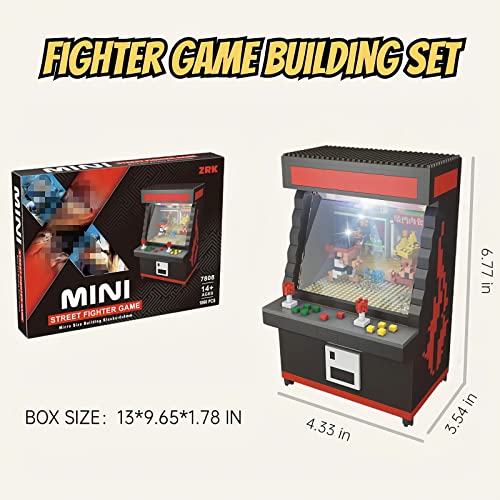 Fighter Game Micro Blocks Sets for Adults and Kids 12+ Building Toys, DIY Bricks Gifts for Boys Girls- Compatible with Nano(1060 Pieces)