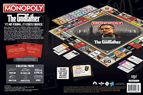 Monopoly: The Godfather 50th Anniversary Board Game