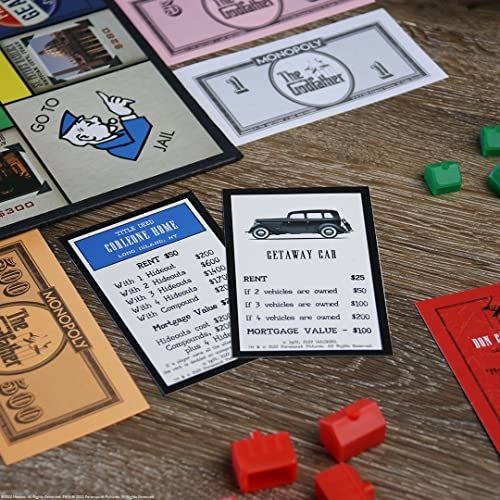 Monopoly: The Godfather 50th Anniversary Board Game