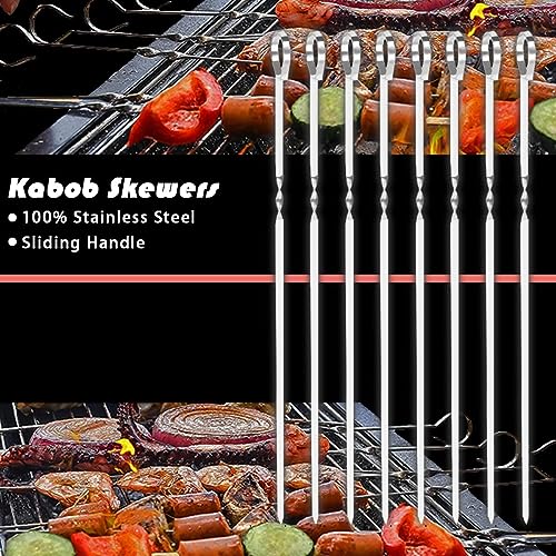 BBQ Accessories Kit - 20pcs Stainless BBQ Grill Tools Set for Smoker Camping Barbecue Grilling Tools BBQ Utensil Set Outdoor Cooking Tool Set with Canvas Bag Gift for Thanksgiving Day, Christmas