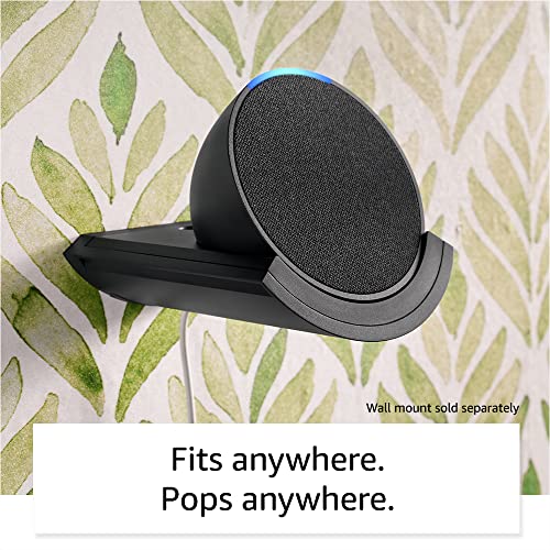 Amazon Echo Pop | Alexa fits in anywhere: bedroom, living room, bathroom, office, and small spaces | Midnight Teal