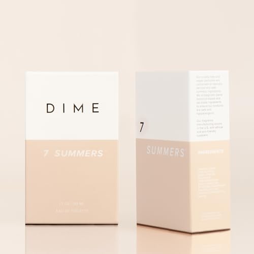 DIME Beauty Perfume 7 Summers, Sweet Floral Scent, Hypoallergenic, Clean Perfume, Eau de Toilette For Women, 1.7 oz / 50 ml