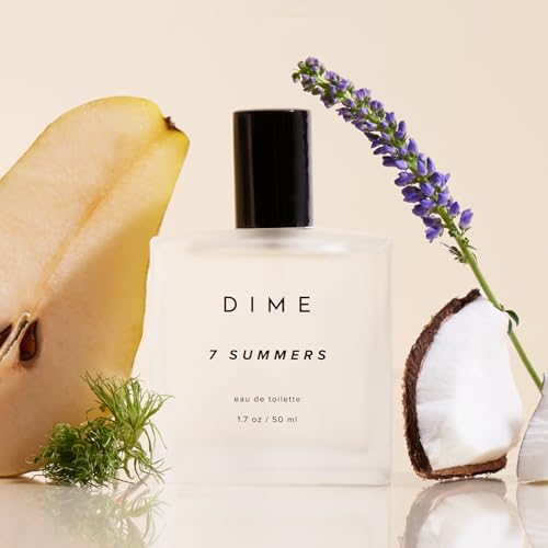 DIME Beauty Perfume 7 Summers, Sweet Floral Scent, Hypoallergenic, Clean Perfume, Eau de Toilette For Women, 1.7 oz / 50 ml