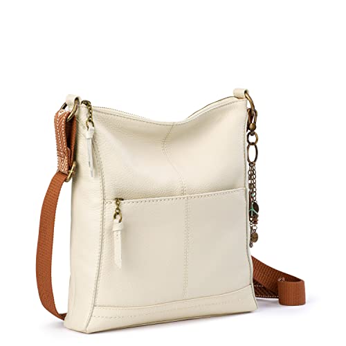 The Sak Lucia Leather Crossbody Purse - Premium Leather Women's Handbag for Everyday & Travel - Cross Body Bag With Zipper