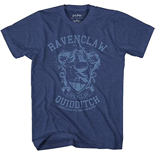 Harry Potter Ravenclaw Quidditch Team Adult T-Shirt(LG, Navy Heather)