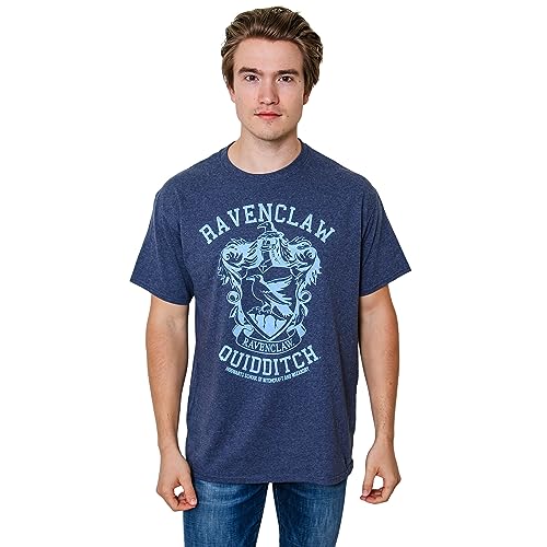 Harry Potter Ravenclaw Quidditch Team Adult T-Shirt(LG, Navy Heather)