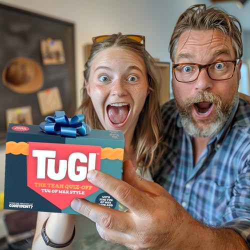 Trivia Battle Board Game | 2-20 Players | Tuga War in a Box | Party Game | Adults & Kids 12 13 14 15 + | 1400 Questions | Best Fun Card Games for Family, Couples, Teens