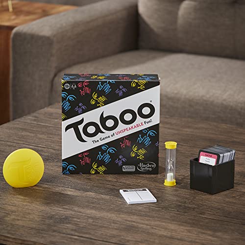 Hasbro Gaming Taboo Classic Game, Party Word Guessing Game for Adults and Teens, Board Game for 4+ Players Ages 13 and Up