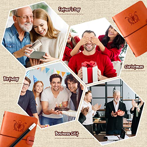 Yexiya Golf Scorecard Book with Golf Pencil Leather Golf Journal Golf Notebook Golf Log Book Pocket Golf Score Book Golf Gifts for Men Golfers, Sports and Outdoor Golf Club Accessories