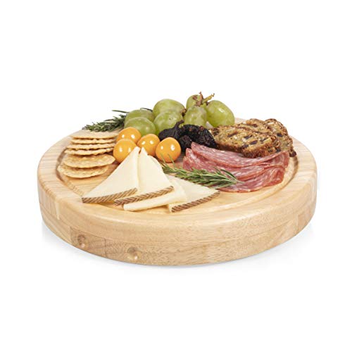 PICNIC TIME Lord of the Rings The One Ring Circo Cheese Board and Knife Set, Charcuterie Board Set, Wood Cutting Board, (Parawood)