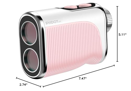 Range Finder Golfing with Slope, 1200 Yards High-Precision Flag Pole Locking Laser Golf Rangefinder with Vibration Function and Rechargeable Battery