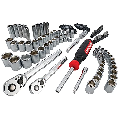 CRAFTSMAN Mechanic Tool Set, 104 Pieces, Includes 20.5” Drawers, 3-Compartments (CMMT45068)