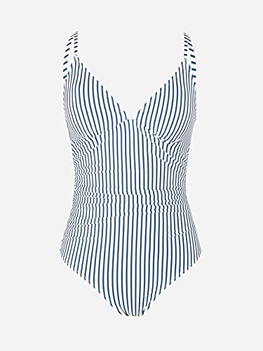 CUPSHE Women's One Piece Swimsuit Tummy Control V Neck Bathing Suits