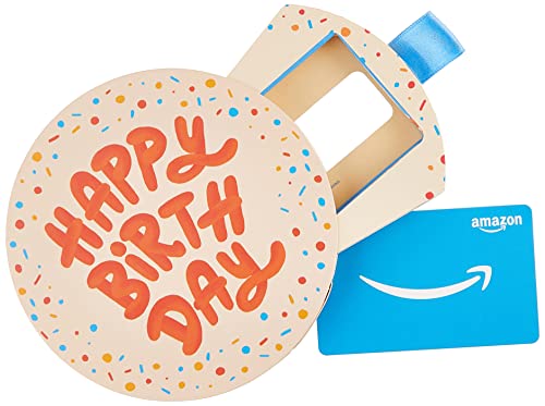 Amazon.com Gift Card for any amount in a Birthday Cake Box Blue