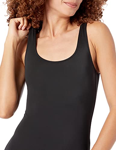 Amazon Essentials Women's One-Piece Coverage Swimsuit (Available in Plus Size)