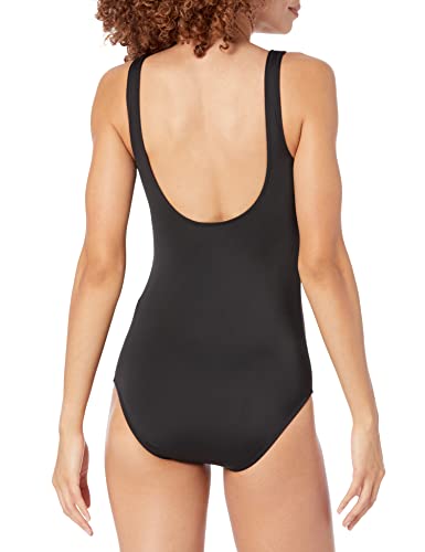 Amazon Essentials Women's One-Piece Coverage Swimsuit (Available in Plus Size)