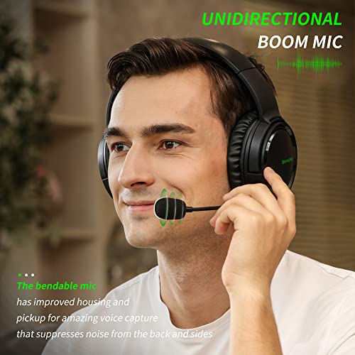 BINNUNE Gaming Headset with Mic for Xbox Series X|S Xbox One PS4 PS5 PC NS, Wired Audifonos Gamer Headphones with Microphone for Xbox 1 PS 4|5