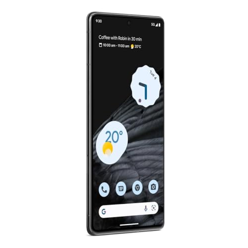 Google Pixel 7 Pro - 5G Android Phone - Unlocked Smartphone with Telephoto , Wide Angle Lens, and 24-Hour Battery - 512GB - Obsidian