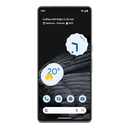 Google Pixel 7 Pro - 5G Android Phone - Unlocked Smartphone with Telephoto , Wide Angle Lens, and 24-Hour Battery - 512GB - Obsidian