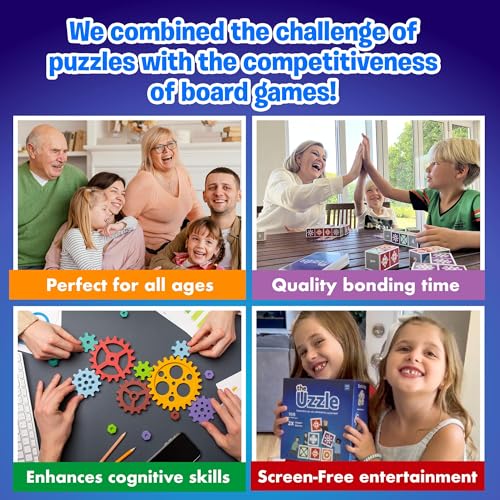 3.0 Board Game, Family Board Games for Children & Adults, Block Puzzle Games for Ages 4+