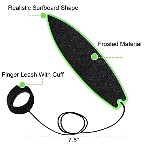 Finger Surfboards, Finger Surf Board for Car Window, Finger Surfing Board with String, Wind Surfboard Fingerboard for Kids Teens Adults