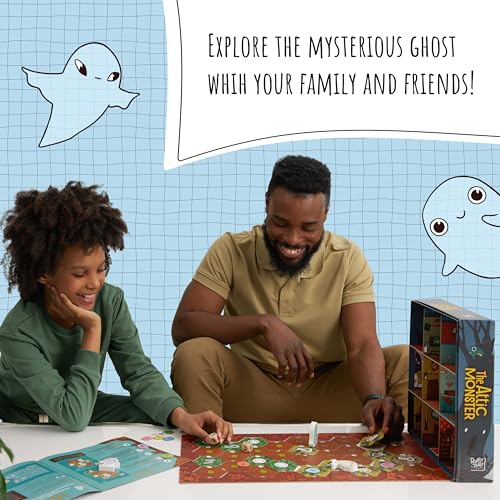 The Attic Monster | Family Board Game | Board Game for Adults and Family | Adventure Board Game | Ages 5+ | for 2 to 4 Players | Average Playtime 30 Minutes…