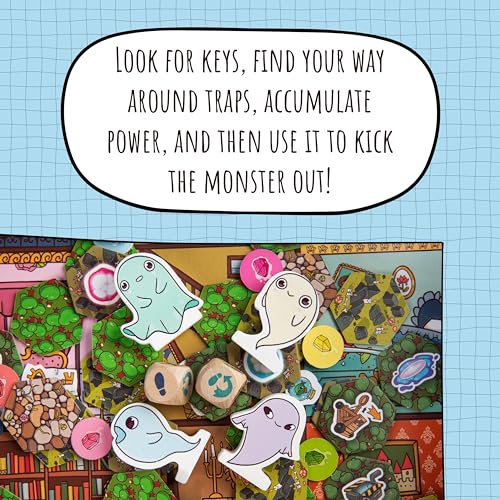 The Attic Monster | Family Board Game | Board Game for Adults and Family | Adventure Board Game | Ages 5+ | for 2 to 4 Players | Average Playtime 30 Minutes…