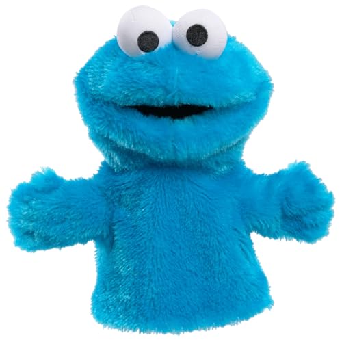 Sesame Street Cookie Monster 9-inch Hand Puppet, Preschool Pretend Play, Kids Toys for Ages 18 Month by Just Play