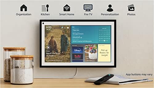 Amazon Echo Show 15 | Full HD 15.6" smart display with Alexa and Fire TV built in | Remote included