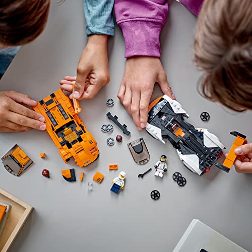 LEGO Speed Champions McLaren Solus GT & McLaren F1 LM 76918, Featuring 2 Iconic Race Car Toys, Hypercar Model Building Kit, Collectible 2023 Set, Great Kid-Friendly Gift for Boys and Girls Ages 9+