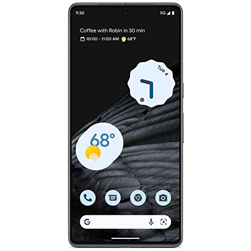 Google Pixel 7 Pro 5G, US Version, 256GB, Obsidian - Unlocked (Renewed)