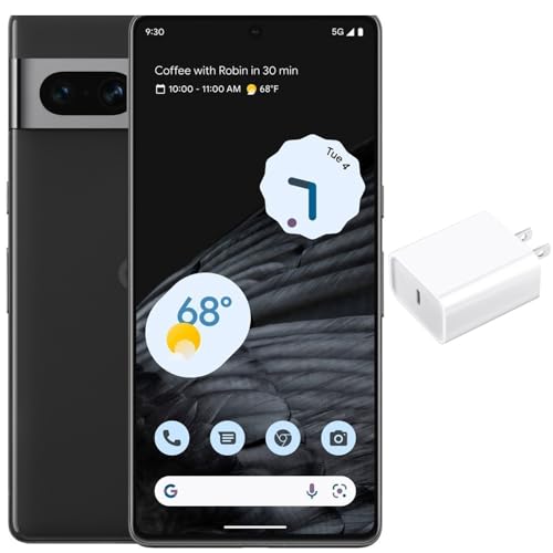 Google Pixel 7 Pro 5G, US Version, 256GB, Obsidian - Unlocked (Renewed)